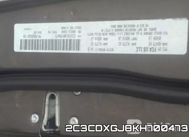 2C3CDXGJ8KH700473 фото 10