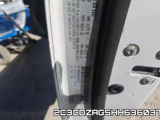 2C3CDZAG5HH636037 фото 2