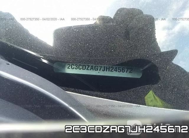 2C3CDZAG7JH245672 фото 10
