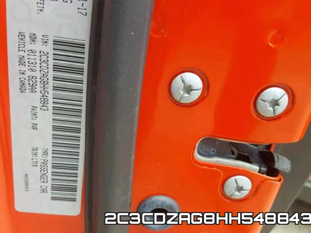 2C3CDZAG8HH548843 фото 2