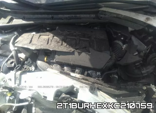 2T1BURHEXKC210759 фото 2
