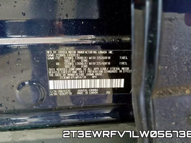 2T3EWRFV7LW056738 фото 2