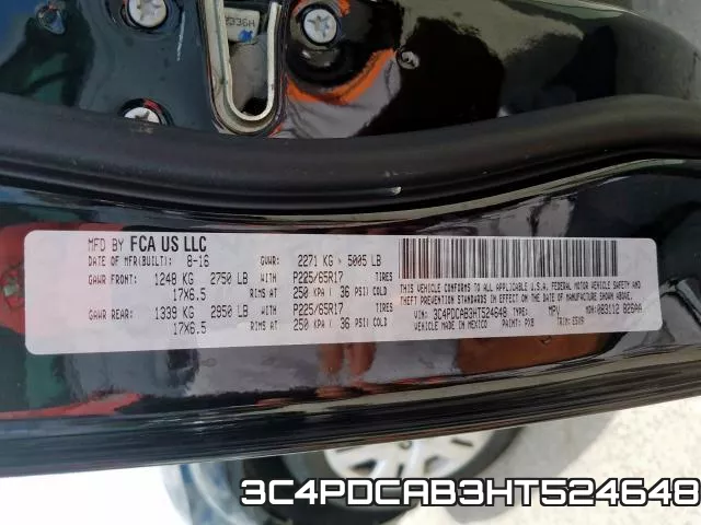 3C4PDCAB3HT524648 фото 2
