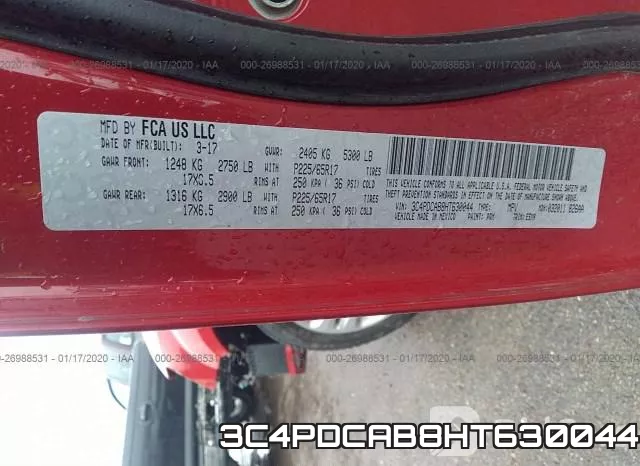 3C4PDCAB8HT630044 фото 10