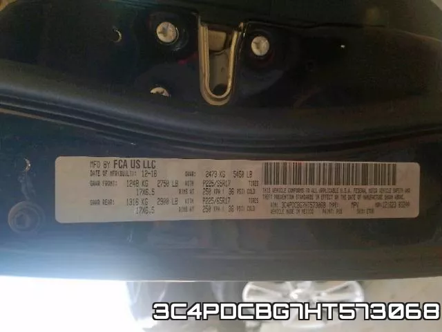 3C4PDCBG7HT573068 фото 2