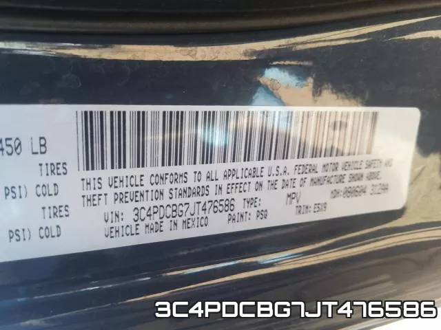 3C4PDCBG7JT476586 фото 2