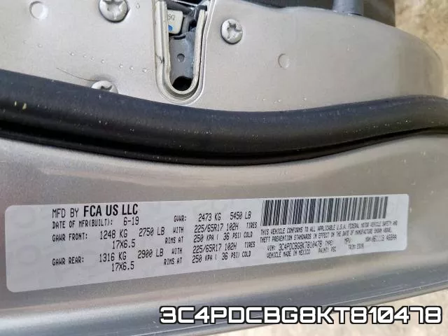 3C4PDCBG8KT810478 фото 2