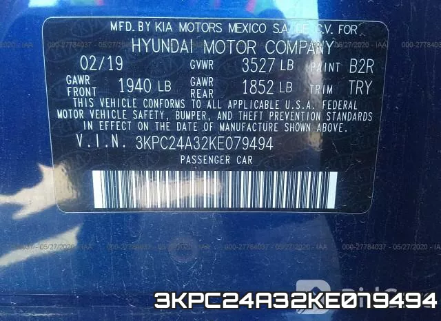 3KPC24A32KE079494 фото 10
