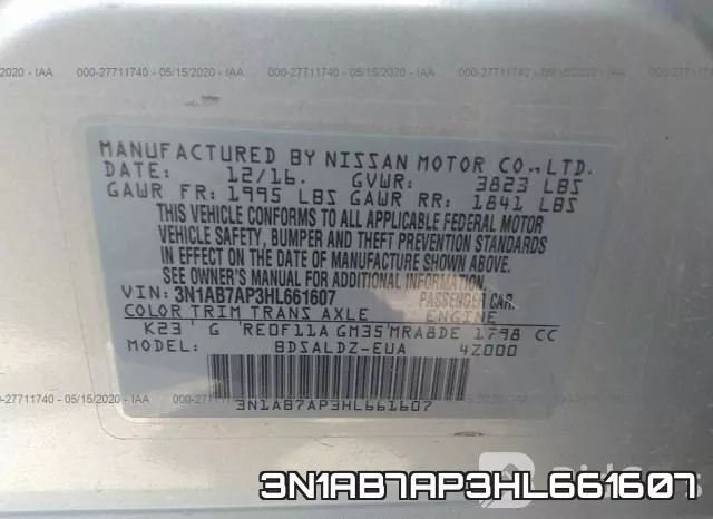 3N1AB7AP3HL661607 фото 10