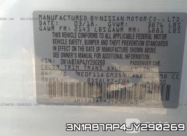 3N1AB7AP4JY290269 фото 10