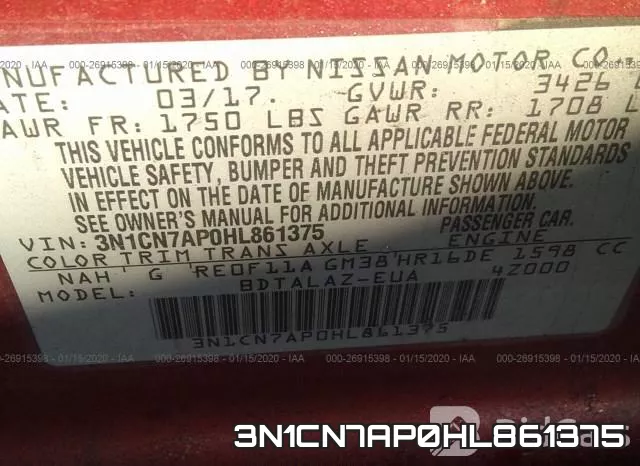 3N1CN7AP0HL861375 фото 10