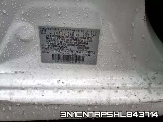 3N1CN7AP5HL843714 фото 2