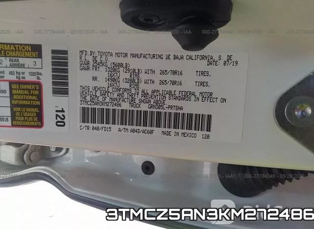 3TMCZ5AN3KM272486 фото 10