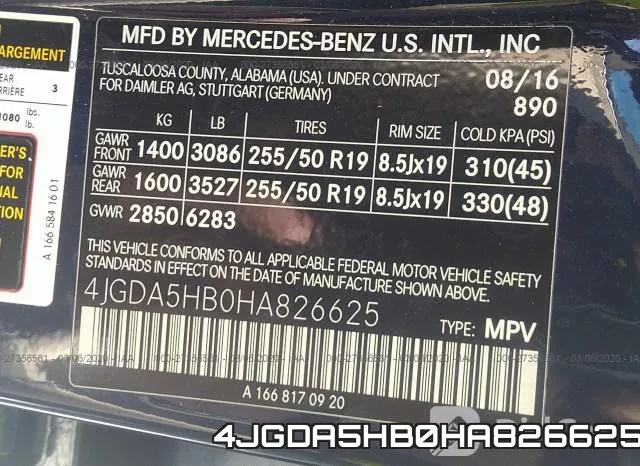 4JGDA5HB0HA826625 фото 10