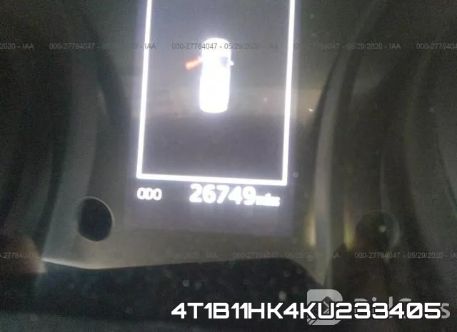 4T1B11HK4KU233405 фото 8