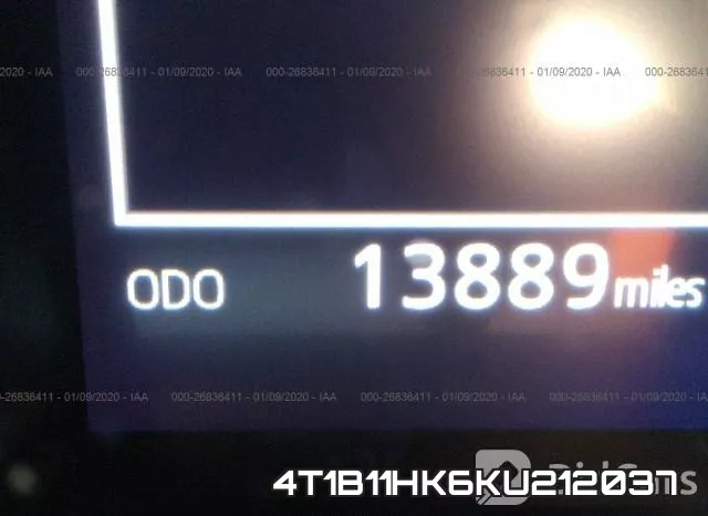 4T1B11HK6KU212037 фото 8