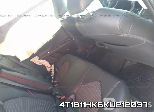 4T1B11HK6KU212037 фото 9