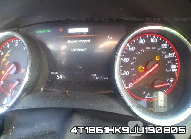4T1B61HK9JU130805 фото 8