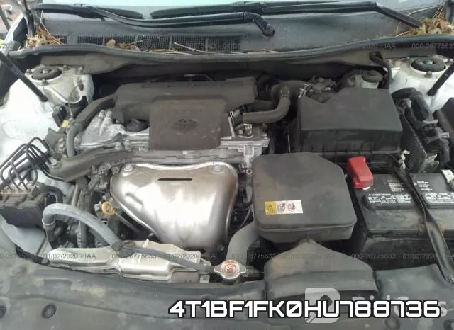 4T1BF1FK0HU788736 фото 2