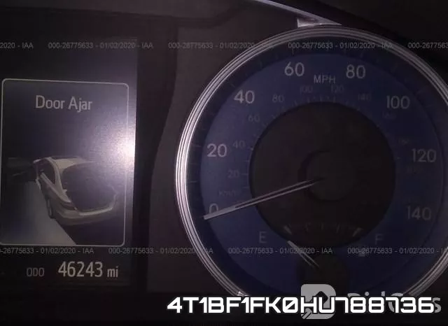 4T1BF1FK0HU788736 фото 8