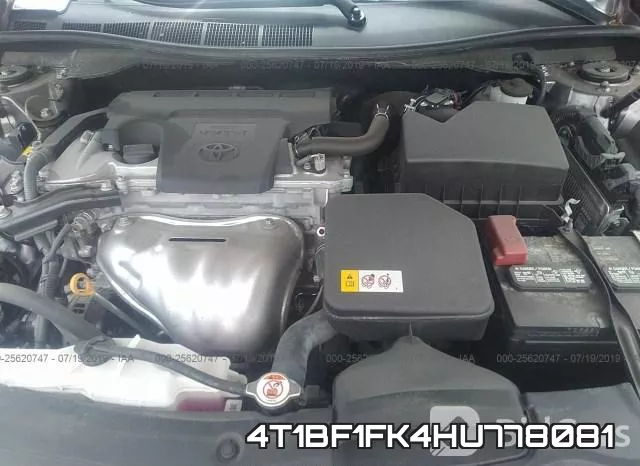 4T1BF1FK4HU778081 фото 2