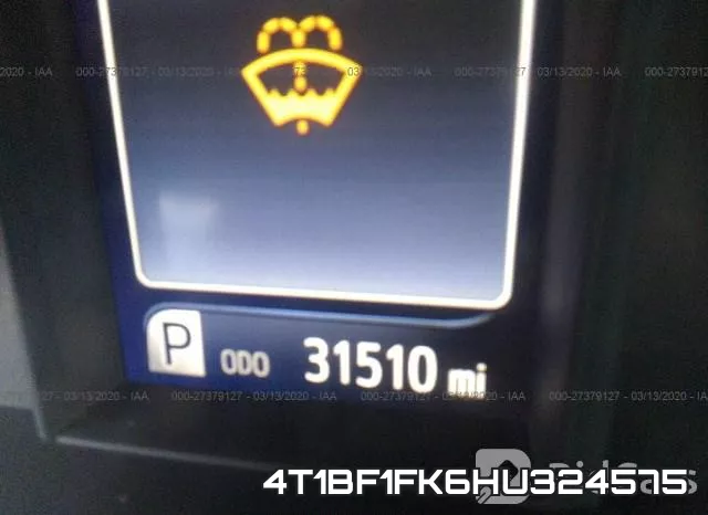 4T1BF1FK6HU324575 фото 8