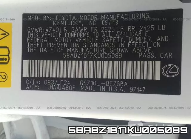 58ABZ1B17KU005089 фото 10