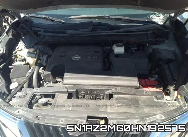 5N1AZ2MG0HN192575 фото 2