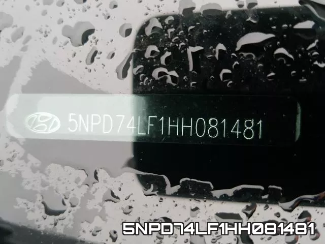 5NPD74LF1HH081481 фото 2