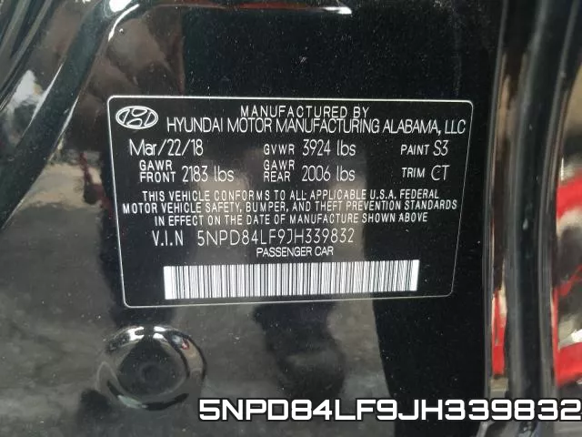 5NPD84LF9JH339832 фото 2