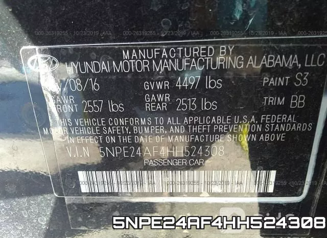 5NPE24AF4HH524308 фото 10
