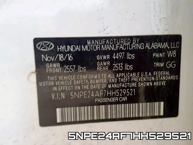 5NPE24AF7HH529521 фото 2