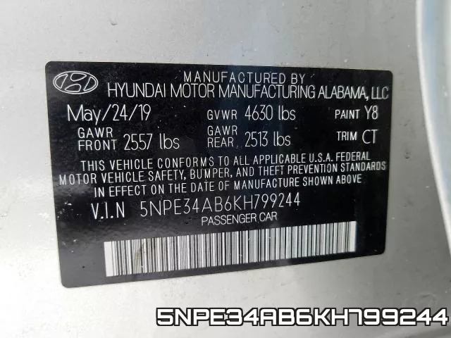 5NPE34AB6KH799244 фото 2