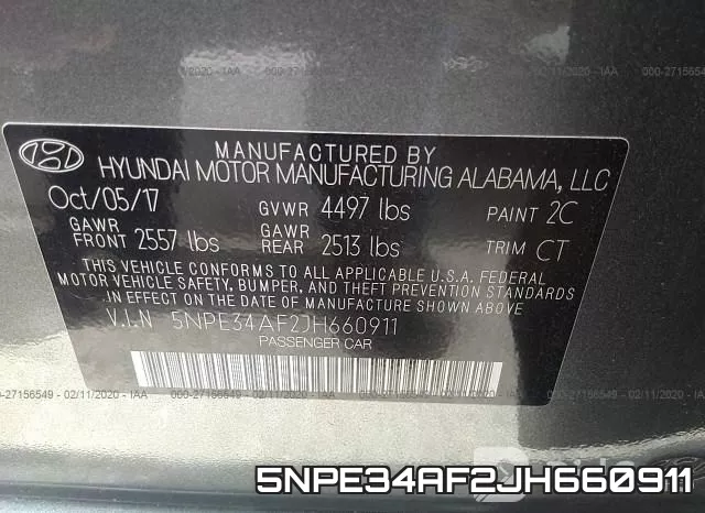 5NPE34AF2JH660911 фото 10