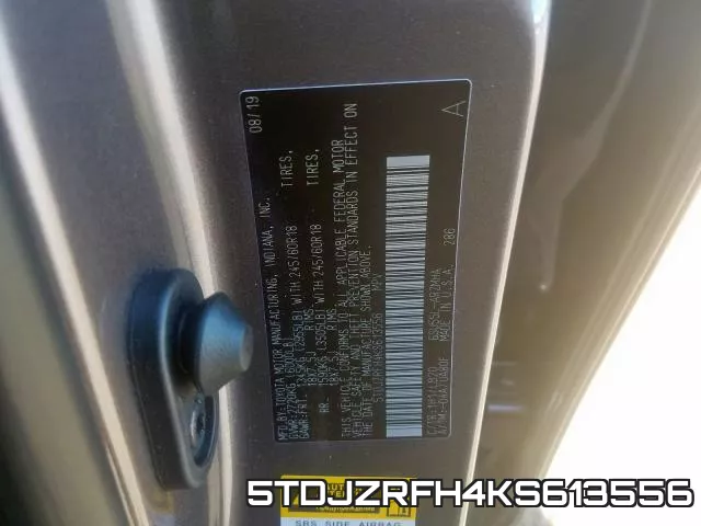5TDJZRFH4KS613556 фото 2