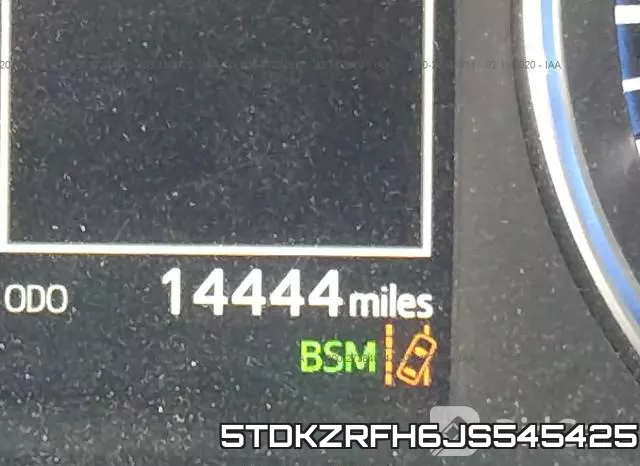 5TDKZRFH6JS545425 фото 8