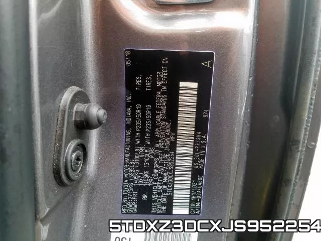 5TDXZ3DCXJS952254 фото 2