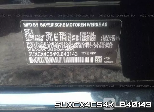 5UXCX4C54KLB40143 фото 10