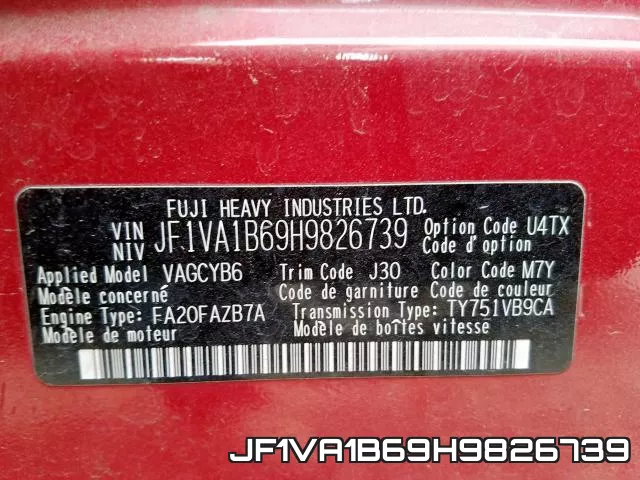 JF1VA1B69H9826739 фото 2
