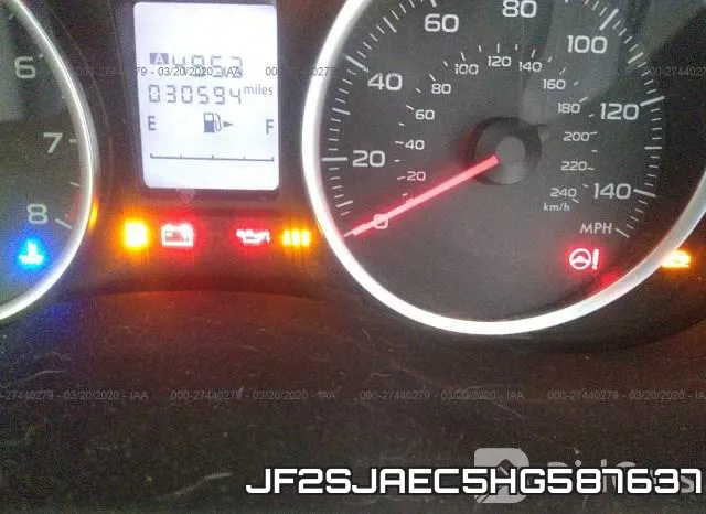 JF2SJAEC5HG587637 фото 8