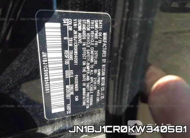 JN1BJ1CR0KW340581 фото 10