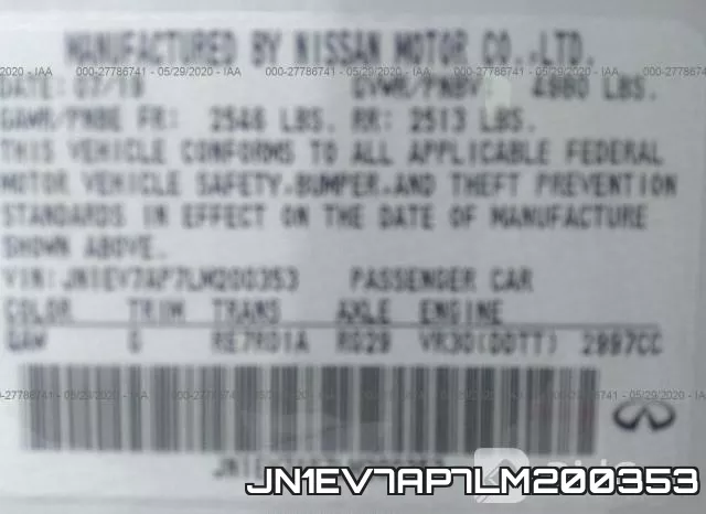 JN1EV7AP7LM200353 фото 10