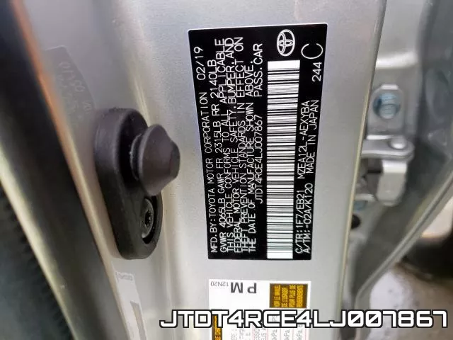 JTDT4RCE4LJ007867 фото 2