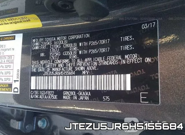 JTEZU5JR6H5155684 фото 10