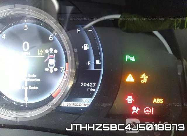JTHHZ5BC4J5018873 фото 8