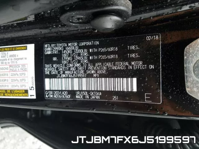JTJBM7FX6J5199597 фото 2