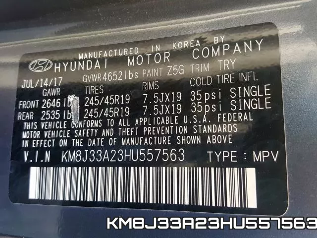 KM8J33A23HU557563 фото 2