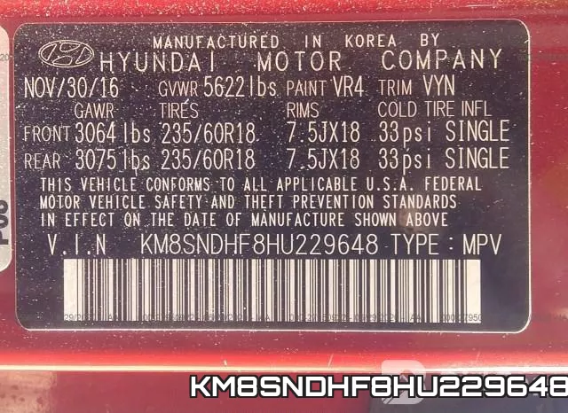KM8SNDHF8HU229648 фото 10