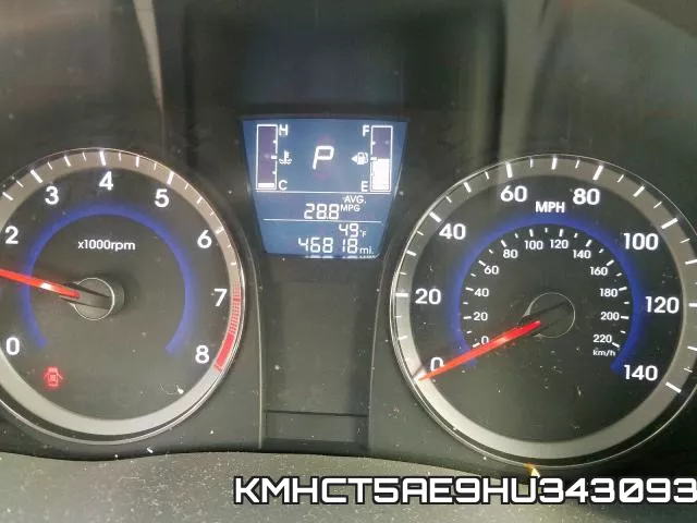 KMHCT5AE9HU343093 фото 9