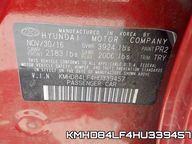 KMHD84LF4HU339457 фото 2